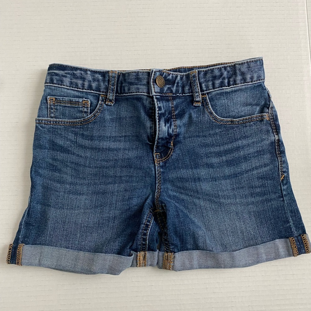 GAP denim midi shorts size 12.